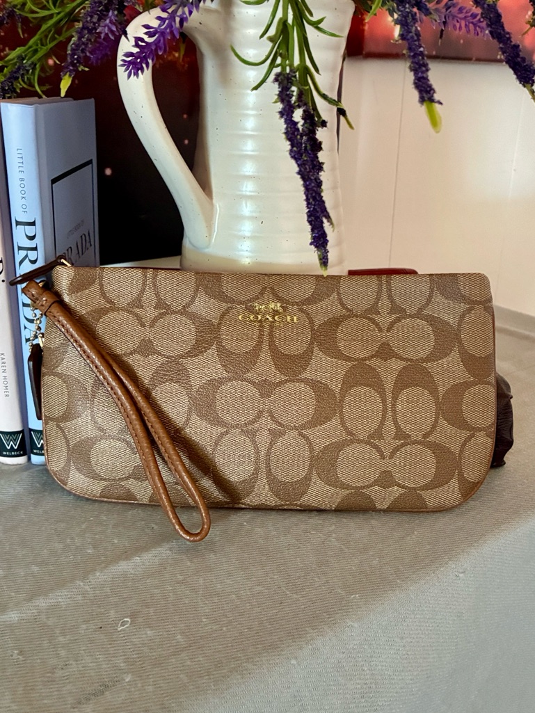 Coach Signature Long Wristlet